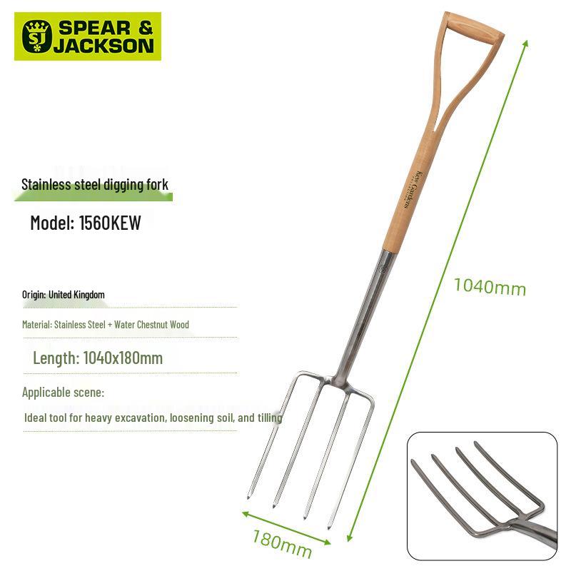 SPEAR&JACKSON Stainless Steel Garden Fork -