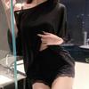 Einfache einfarbige Modal-Pyjamas mit Brustpolstern für Damen, Sommer, kurzärmelig, mit Shorts, süße Spitze, vielseitige Loungewear
