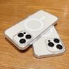 KEYSION Crystal HD Transparent for Magsafe Magnetic Wireless Charge Case for iPhone 11 12 13 14 Pro Max Hard Clear Cover