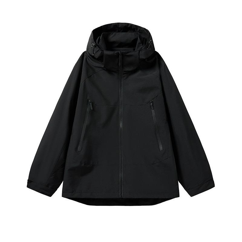 Spring and Autumn New Style Jacket Loose Large Size Casual Outdoor Hooded Windproof Jacket