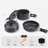 Kettle Outdoor Cookware Set Teapot Combination Picnic Pot Set Camping Tableware  Travel Outdoor