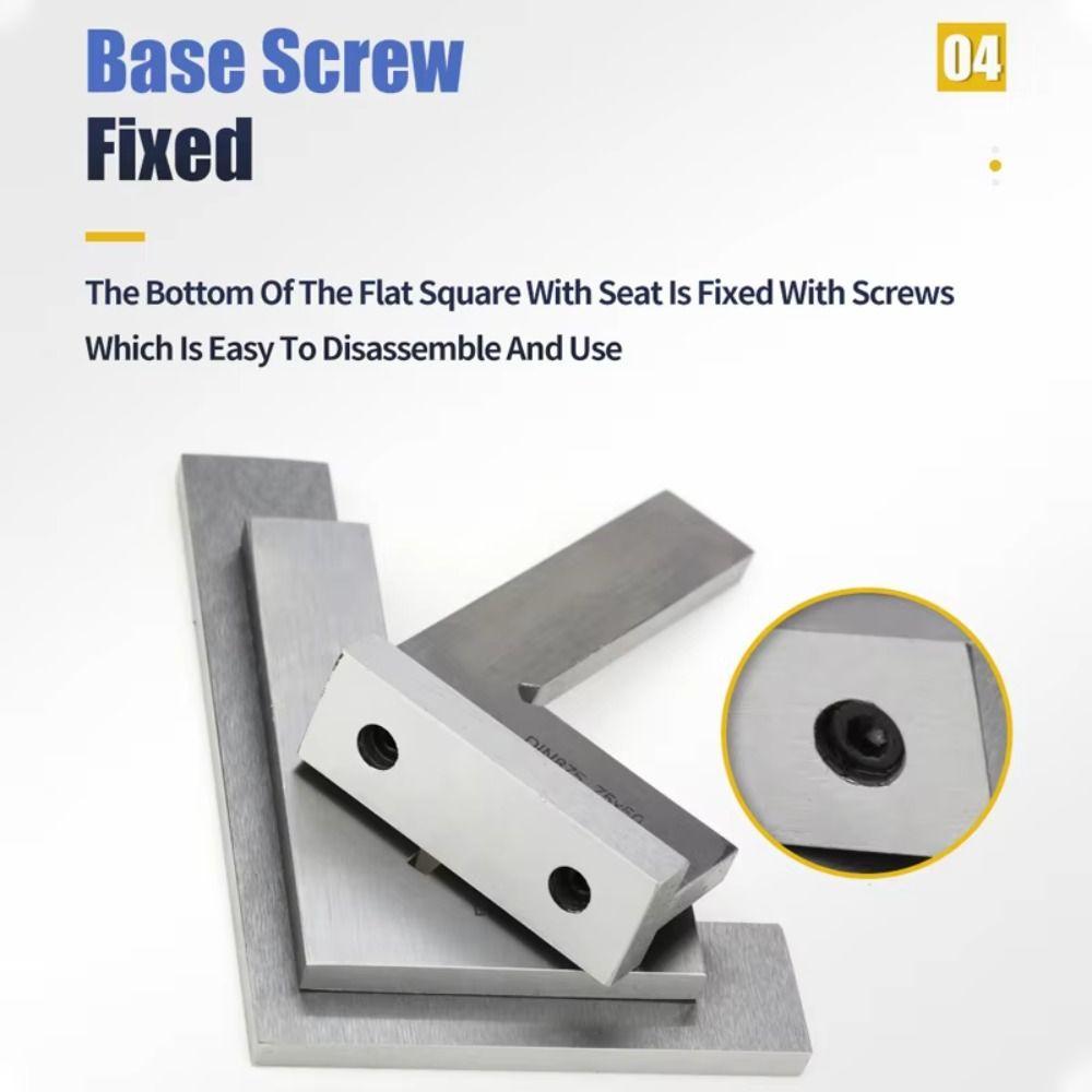 90 Degree Carpentry Ruler Stainless Steel Square Angle Ruler Simple Woodworking Measuring Tool