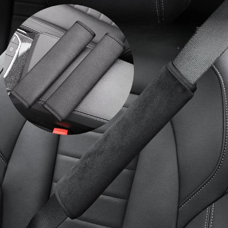 Universal Car Seat Belt Cover Adjustable Soft Plush BackPack Strap Kids Adults Car Seat Belt Shoulder Pads Auto Accessories
