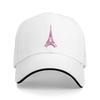 Paris Rosa Eiffelturm Muster Lässige Baseballkappe Tennis Skate Hip Hop Hüte Sommer Sonnenschutz Unisex-Jugendliche Street Style Kappen