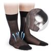 Herren-Seidensocken, hautfarbene Kleidersocken, ultradünne Nylon-Business-Socken, Sommer-coole Rundhals-Socken