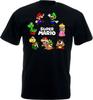 Super Mario T-Shirt aus 100 % Baumwolle, Herren-T-Shirt mit Super Mario-Motiven, Unisex-T-Shirt für Erwachsene