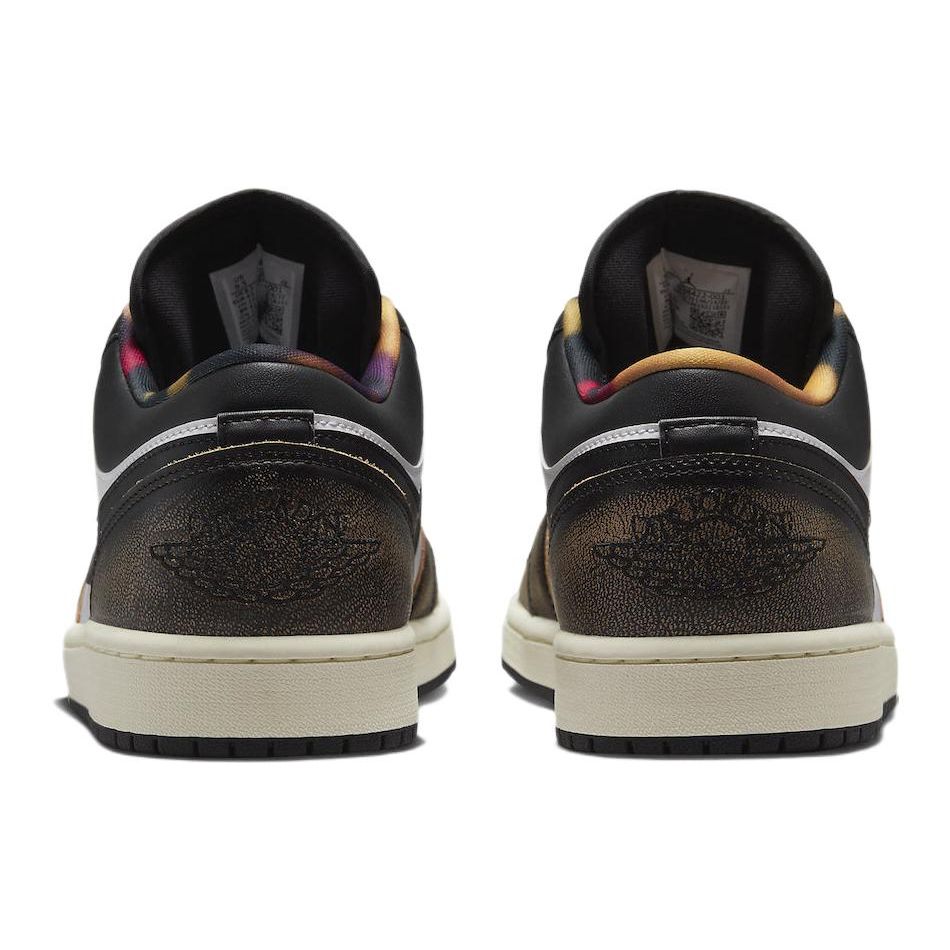 Air Jordan 1 Low SE Wear-Away - Tan Men Sneakers Black White-Onyx White DQ8422-001