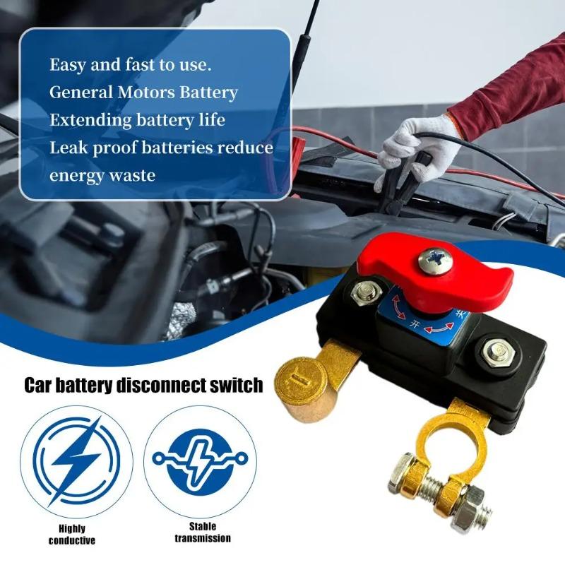 12/24V Autobatterie Trennschalter Manuell Automatischer Schutzschalter Anti-Stromausfall Leckageschutz Universal Autoteile Leck