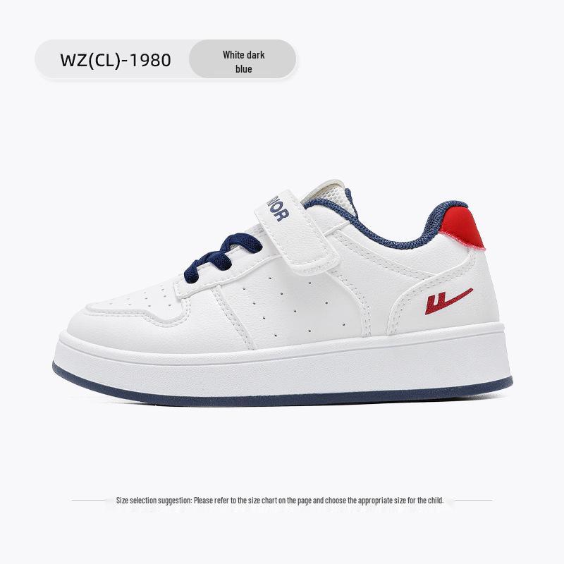 

2026 Versatile Unisex Kids Solid Color Casual Sneaker - Comfortable, Minimalist Style & High-Performance Sports Design 36 темно-синього кольору/білий