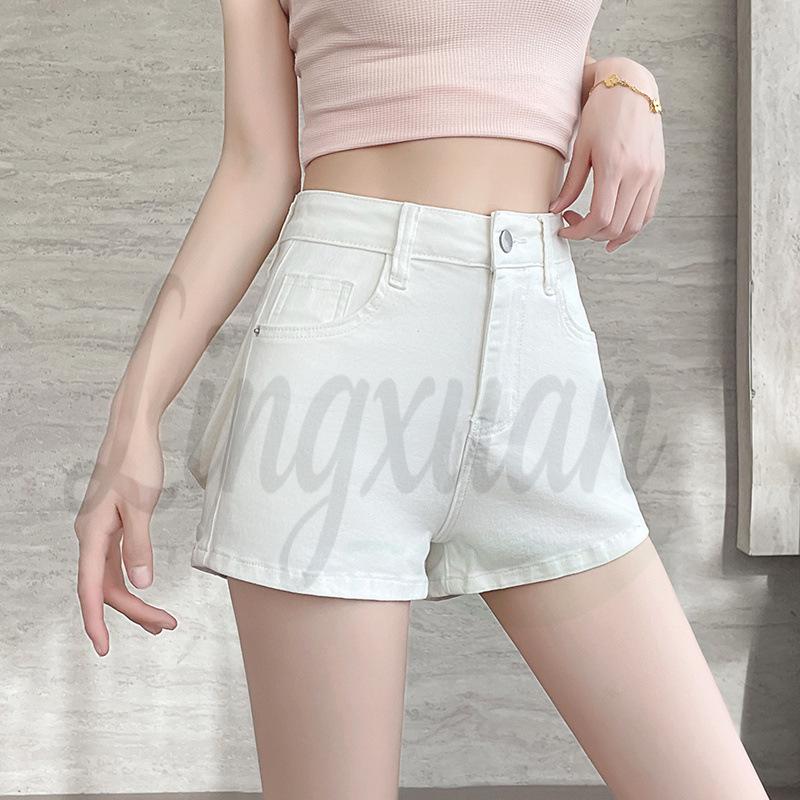 

Women s Summer Bowknot Denim Shorts - 2026 Hip-Enhancing Style 2XL белый