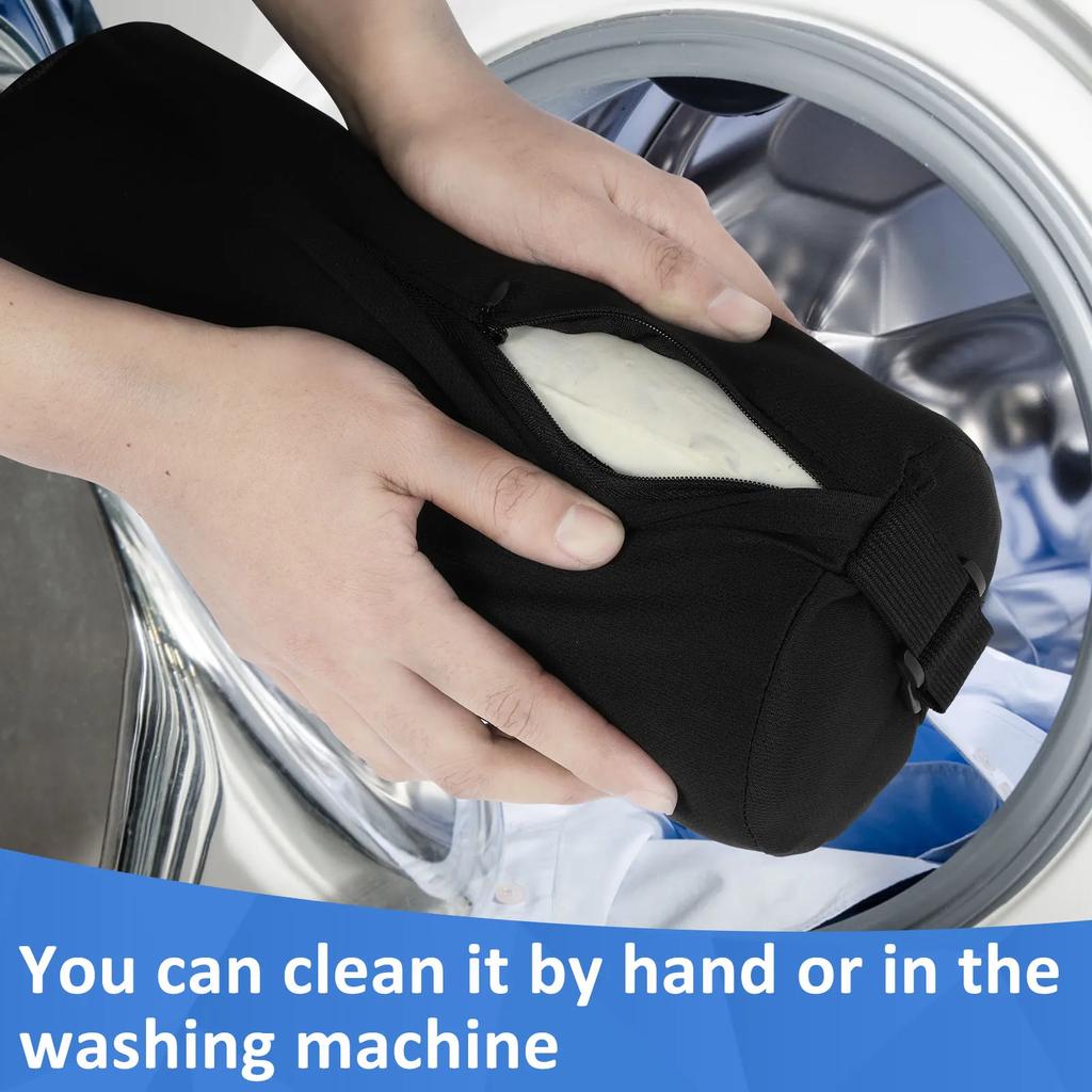 Memory Foam Lumbar Support Cushion Waist Pillow Auto Seat Back Cushion Ergonomic Fatigue Relief for Car Chair Home Office