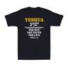 Yeshua Hebrew Jesus The Way Truth Life Christian Faith Vintage Men's T-Shirt