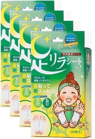 

Ki no Megumi Foot Relaxation Sheets, Mugwort, 30 sheets x 4 sets