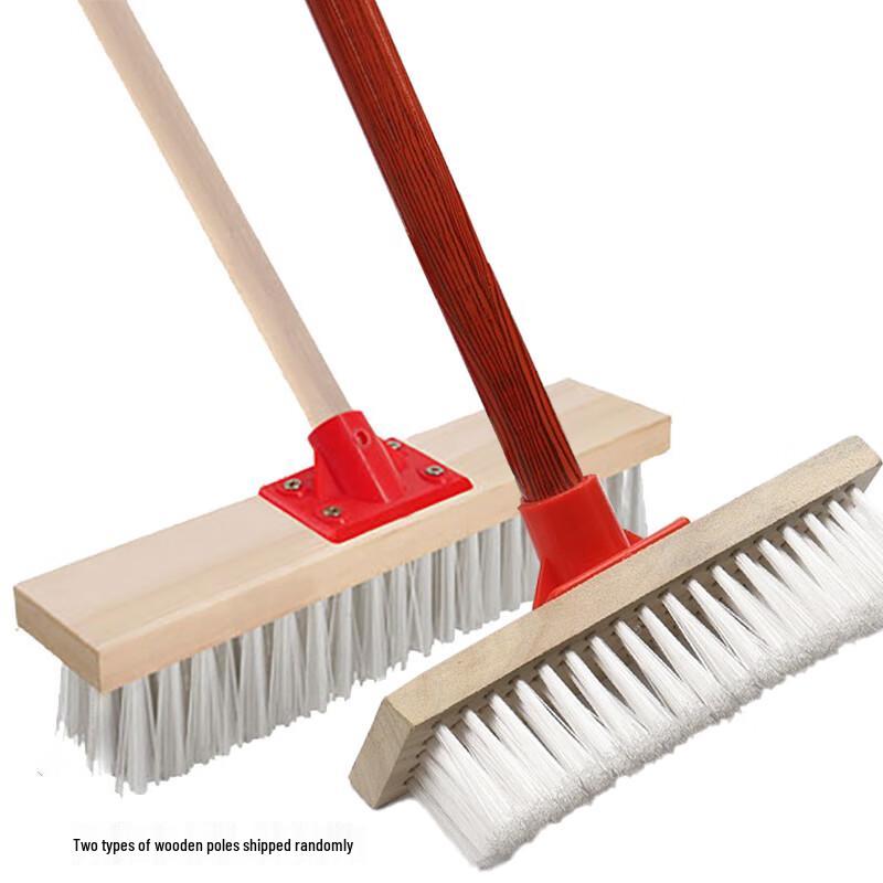 GONGBA Long Handle Nylon Floor Scrub Brush