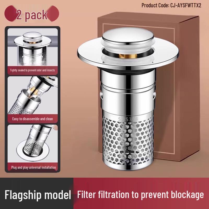 Handton Press-Type Sink Drain Stopper