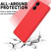 For Motorola Moto E14 4G Case with Hand Strap Liquid Silicone Phone Cover
