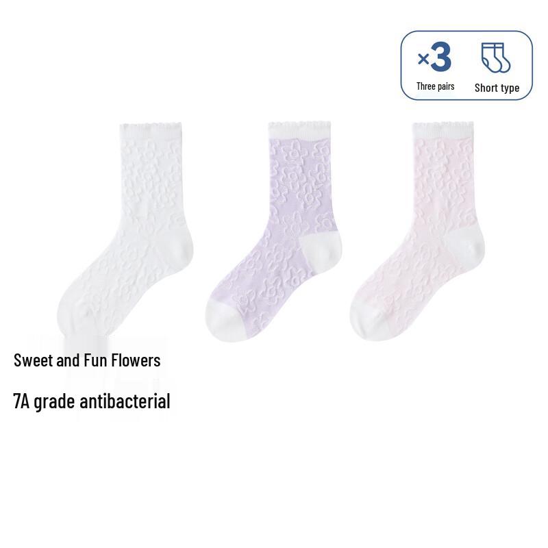 

Annil Girls Mid-Calf Socks 7-9 Years