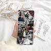 Peso Pluma Transparent Phone Case for Motorola Moto G7 G8 G9 G84 G85 G73 G24 G15 Z2 Play Power Plus
