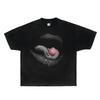 CANDY MOUTH Boxy Vintage Shirt Graphic T-shirt Oversized Boxy Streetwear Y2K