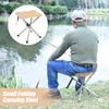 Small Camping Stool Fishing Chair Portable Stool Lightweight Stainless Steels Bracket Seat For Outdoor Gardening Fishing