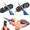 4-in-1 Mini Portable Tungsten Ceramic Carbide Knife Whetstone Sharpener Multifunctional Camp Outdoor Tools 1PC