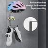 Wall Mount Motorcycle Helmet Holder Heavy Duty Steel Motorbike Bicycle Sports Helmet Goggles Shoes Pump Cycling Equipment Display Rack Hanger