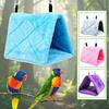 Bird Bed Winter Pet Bird Parrot Cages Warm Plush Hammock Hut Tent Bed Hanging Cave for Sleeping and Hatching Bird Accessories