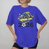 Unisexs Wounisexs Curaao Flag Caribbean Soccer Football Shirt 100 Cotton New Arrival Tee Shirts Clothing Outfits