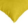Sofa Cushions 2 Pieces Yellow 50 X 30 Cm Cord Fabric