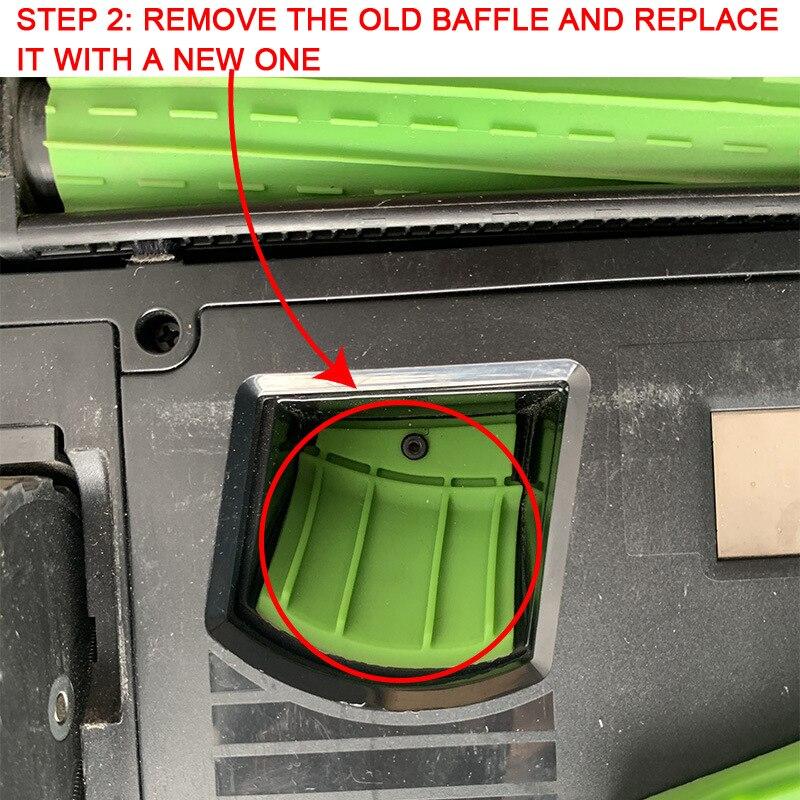 Deflectoare de colectare a prafului pentru robotul de măturat iRobot I7 S9 E5 E6, accesorii pentru plăcuțe de cauciuc