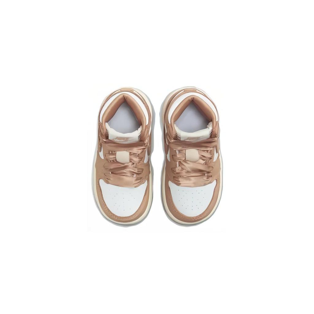 Air Jordan 1 Retro High OG TD Praline Baby Sneakers Tan White Sail FN6623-201
