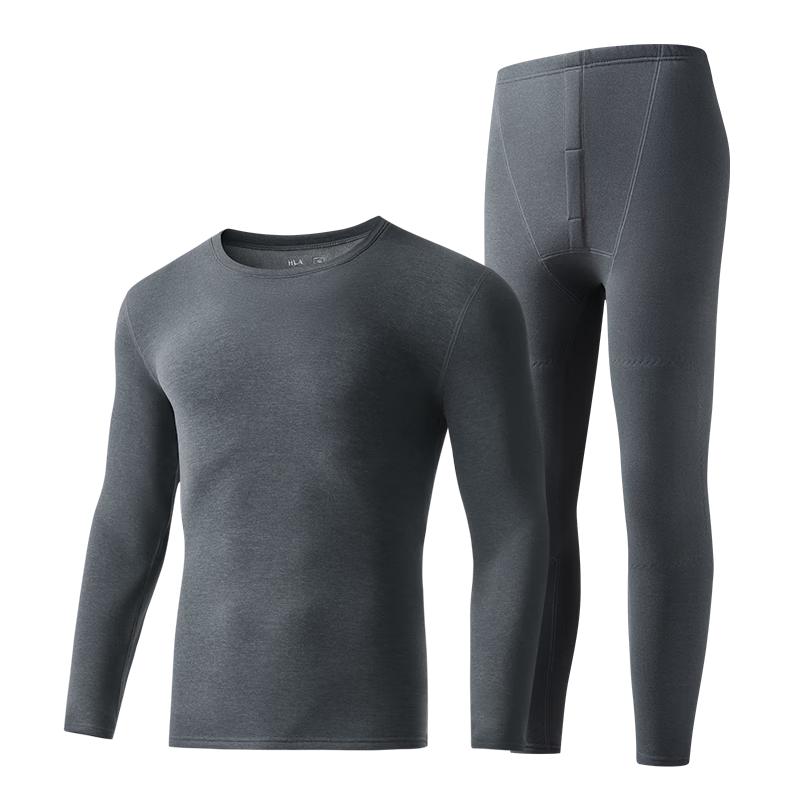 Мужской термокомплект из флиса с согревающей имбирной наклейкой XL