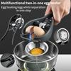 Hot Selling Multifunctional Handheld 304 Stainless Steel Eggshell Opener,egg White,yolk Separator,detachable Design,easy To Use