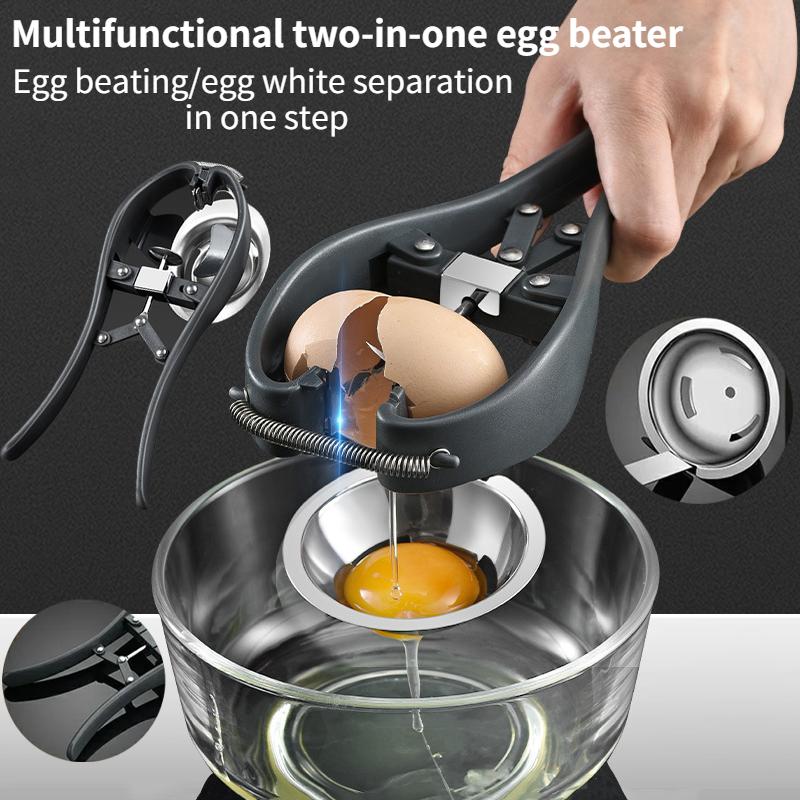 Hot Selling Multifunctional Handheld 304 Stainless Steel Eggshell Opener,egg White,yolk Separator,detachable Design,easy To Use