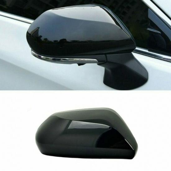 For Toyota Camry 2018- Black Car Right Side Rearview Mirror Cover Trim Cap