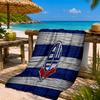 Bolton Wanderers Crest Design Beach Towel Microfiber Beach Towel, Lightweight and Quick-Dry, for Summer Travel, Swimming Pool Fan Birthday Gift