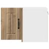 Wall Mounted Corner Cabinet LUCCA Artisan Oak 57 X 57 X 40 Cm