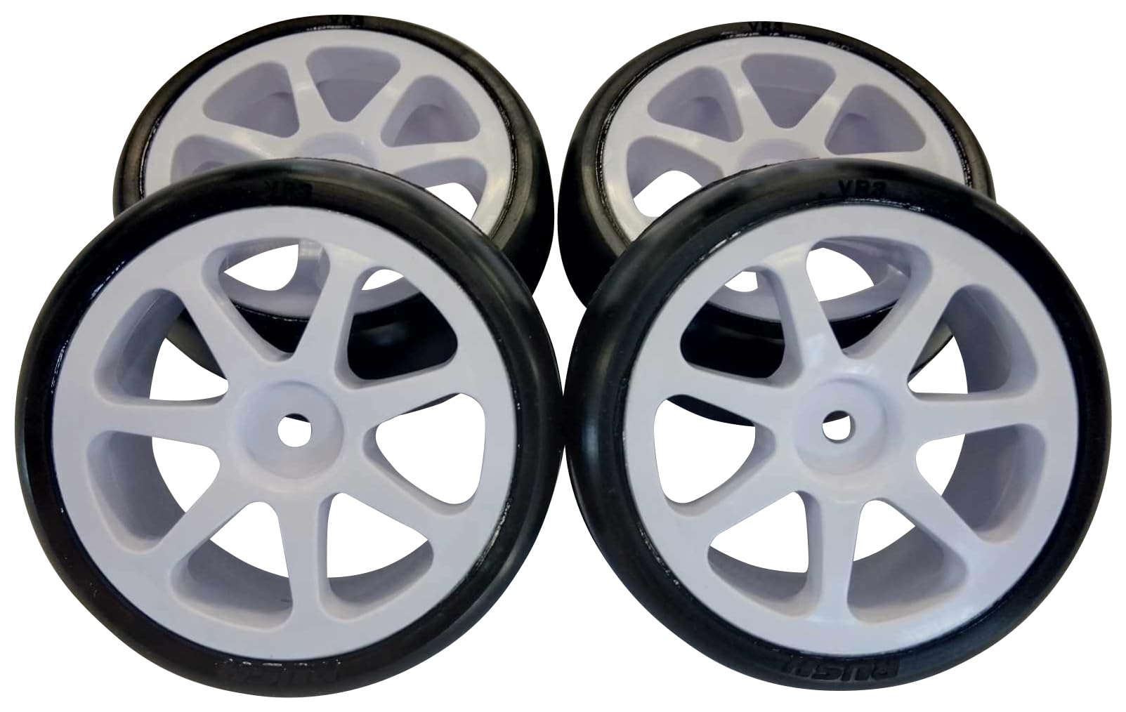 

RUSH TIRE VR3 24X AX yellow Seven white PREGLUEDTIRE RU-0866a