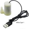 DC 5V USB Mini Submersible Brushless Pump - Quiet for Aquariums, Fish Tanks, Ponds, Fountains & Hydroponics