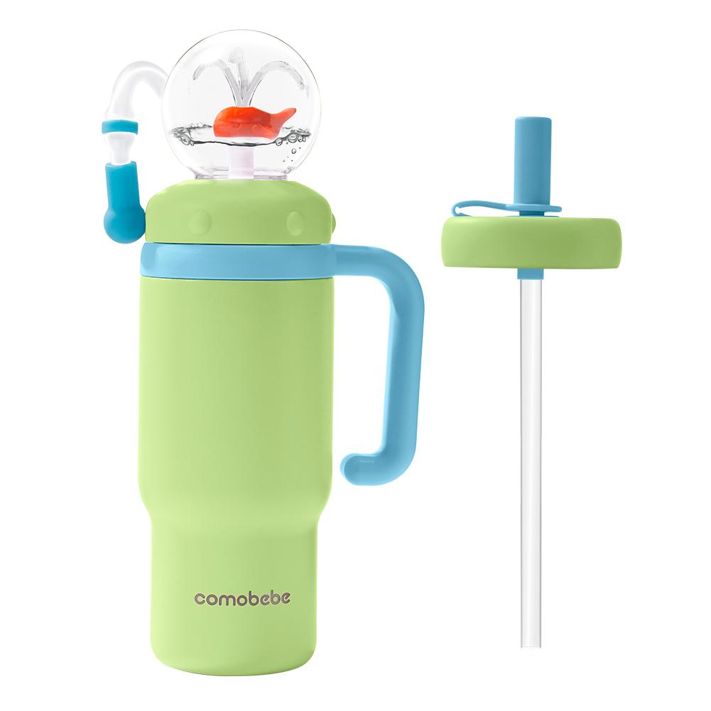 

40oz Straw Double-Layer Insulated Cup Stainless Steel Portable Water Cup Vacuum Thermal Insulated Mug for Cold Hot Beverages