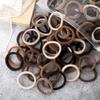 50/100PCS/Set Women Girls Basic Hair Bands 4cm Simple Solid Colors Elastic Headband Hair Ropes Ties Hair Accessories Ponytail Holder