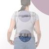 MoMi COLLET – Porte-Bébé Ergonomique Et Physiologique – Portage Avant / Arrière – Réglable – Jusqu’à 15 Kg – Gris