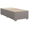Vidaxl Letto Continentale Con Materasso, Taupe, Tessuto, 90X200 Cm