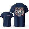 USA 250th Anniversary Freedom Eagle Emblem Short Sleeve T-Shirt