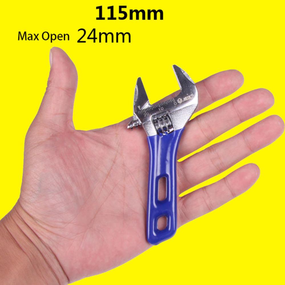 Kurzschenkel Verstellschlüssel Mini 4/5/6/8 Zoll Verstellbarer Drehmomentschlüssel Arretierbar Kunststoffrohrverschraubung Installation Handwerkzeuge