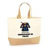 Jute Bag - PLANETEE - Super Police Commissioner - Natural Jute - Multicolor - Shoulder Bag