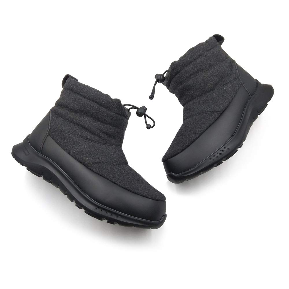 Amozi and Snow Short Winter Warm Boa and Fluffy Perfect for Winter Snow Long Size Men's Women's Boots, Boots, Boots, Water-Repellent, Waterproof,