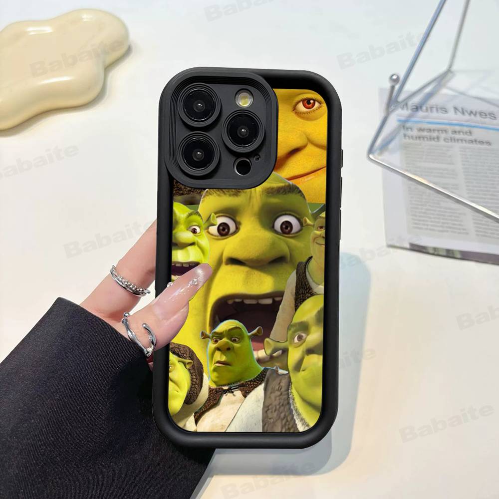 Classic Movie S-Shrek Phone Case For IPhone 11 12 13 16 15 17 14 Pro Max Soft Funda Silicone Cover