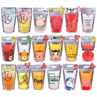 Songhong Disposable Self-Sealing Juice Bags - 100 Piece
