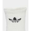 adidas Fluffy Crew Socks 2 Pairs - White:Black JX5217 5477329